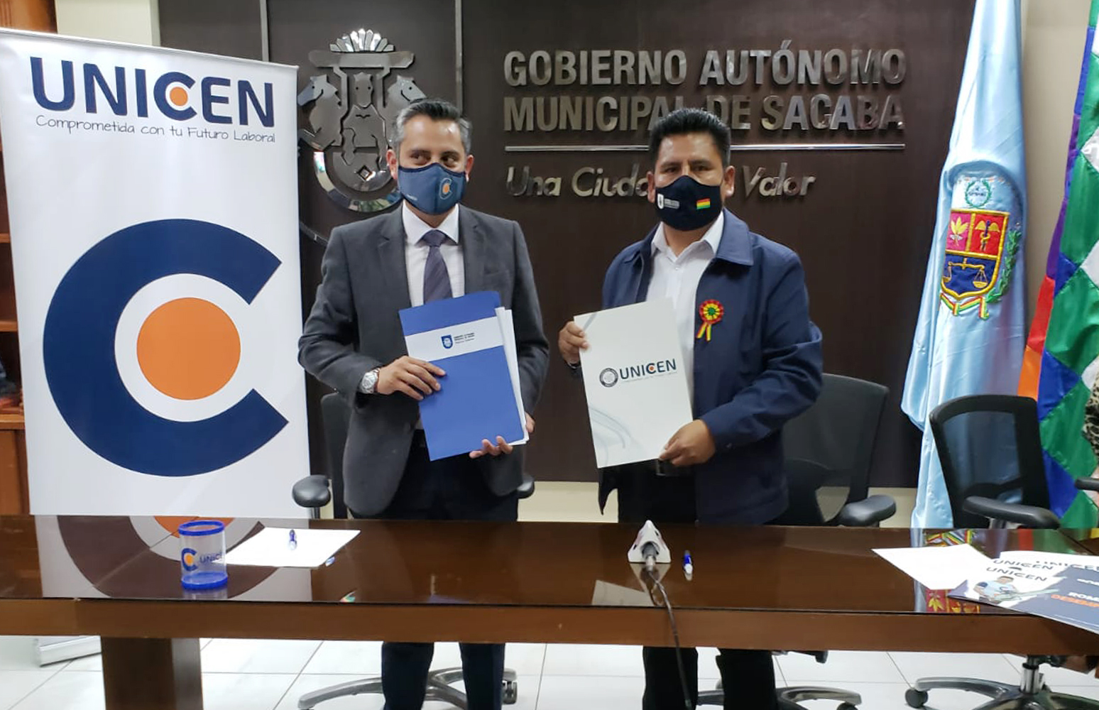 Acuerdo de alianza estratégica con el municipio de Sacaba fortalecerá relaciones interinstitucionales de cooperación
