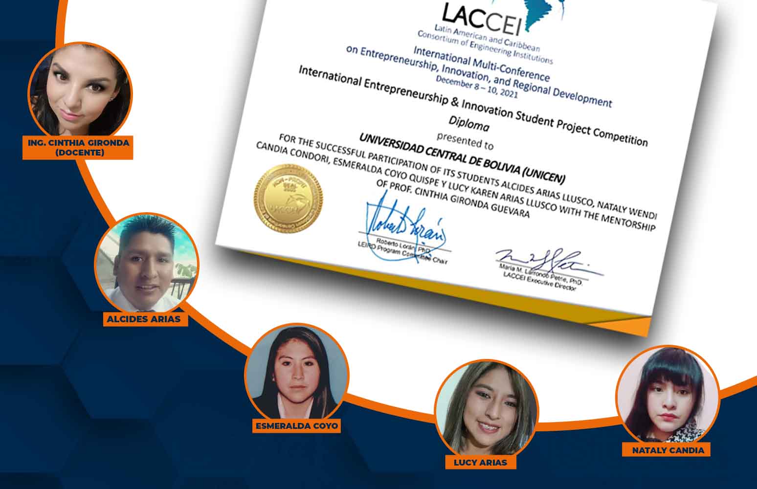 Estudiantes de la carrera de Contaduría Pública logran ser finalistas del Certamen Internacional “Leird 2021”