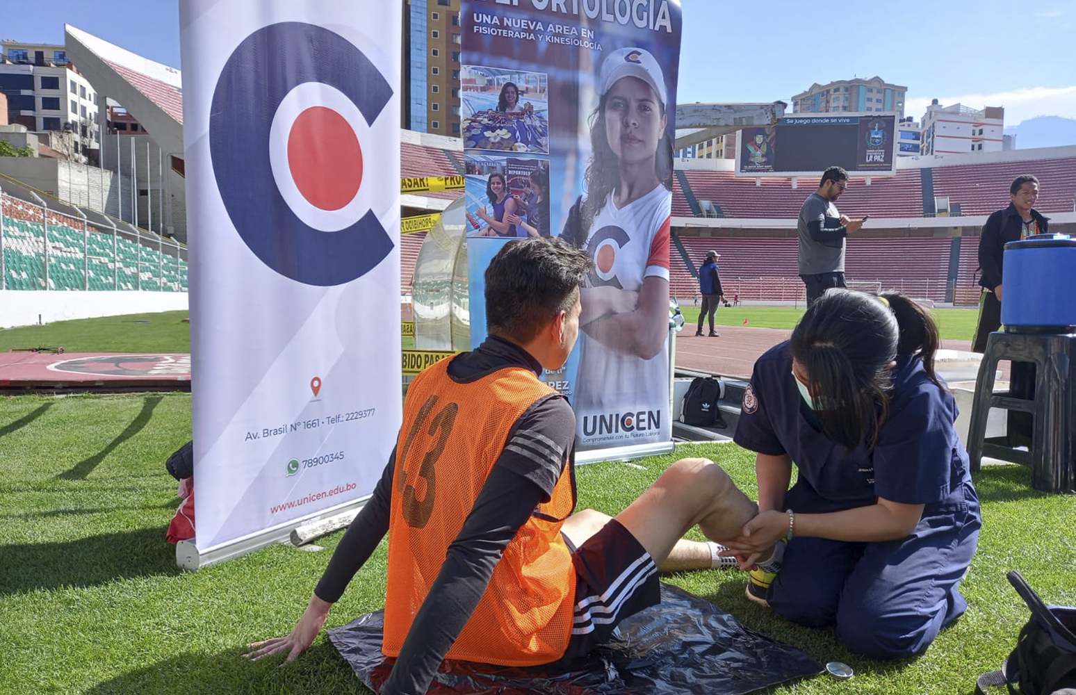 Prácticas profesionales en el área de Deportología de la carrera de Fisioterapia y Kinesiología