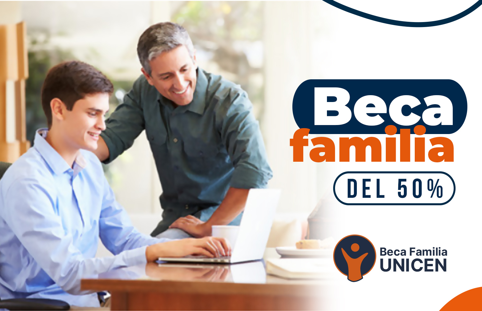 BECA FAMILIA: Un beneficio del 50% para hijos de los titulados
