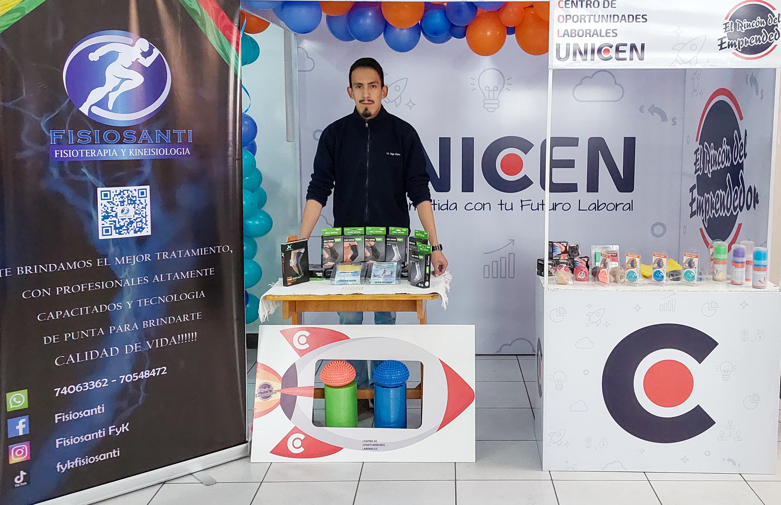 Rincón del Emprendedor: «FISIOSANTI» es el emprendimiento de Alejandro Flores, titulado de Fisioterapia y Kinesiología