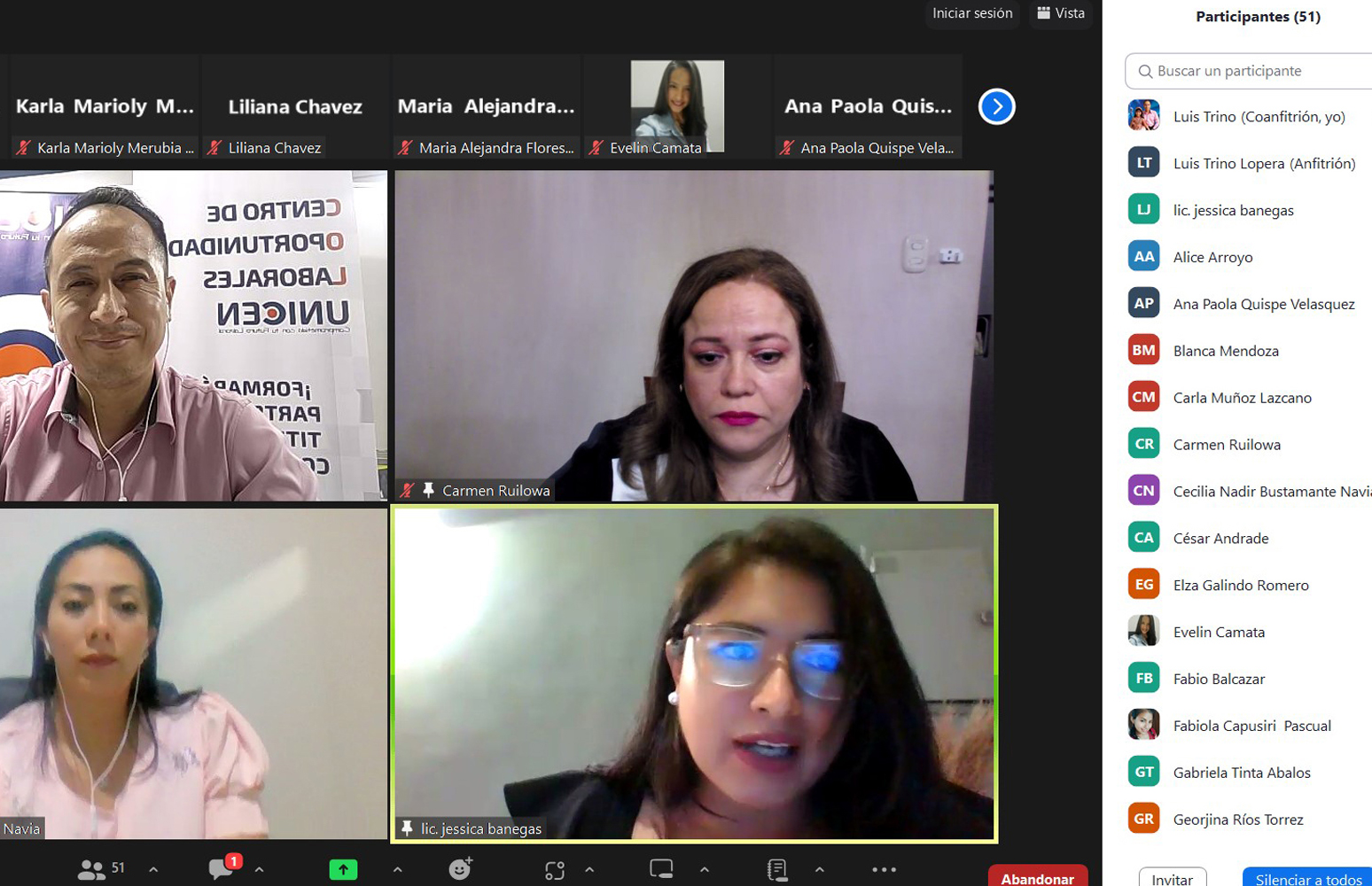Éxito rotundo en el Conversatorio Virtual ‘EmprendeXpertos’