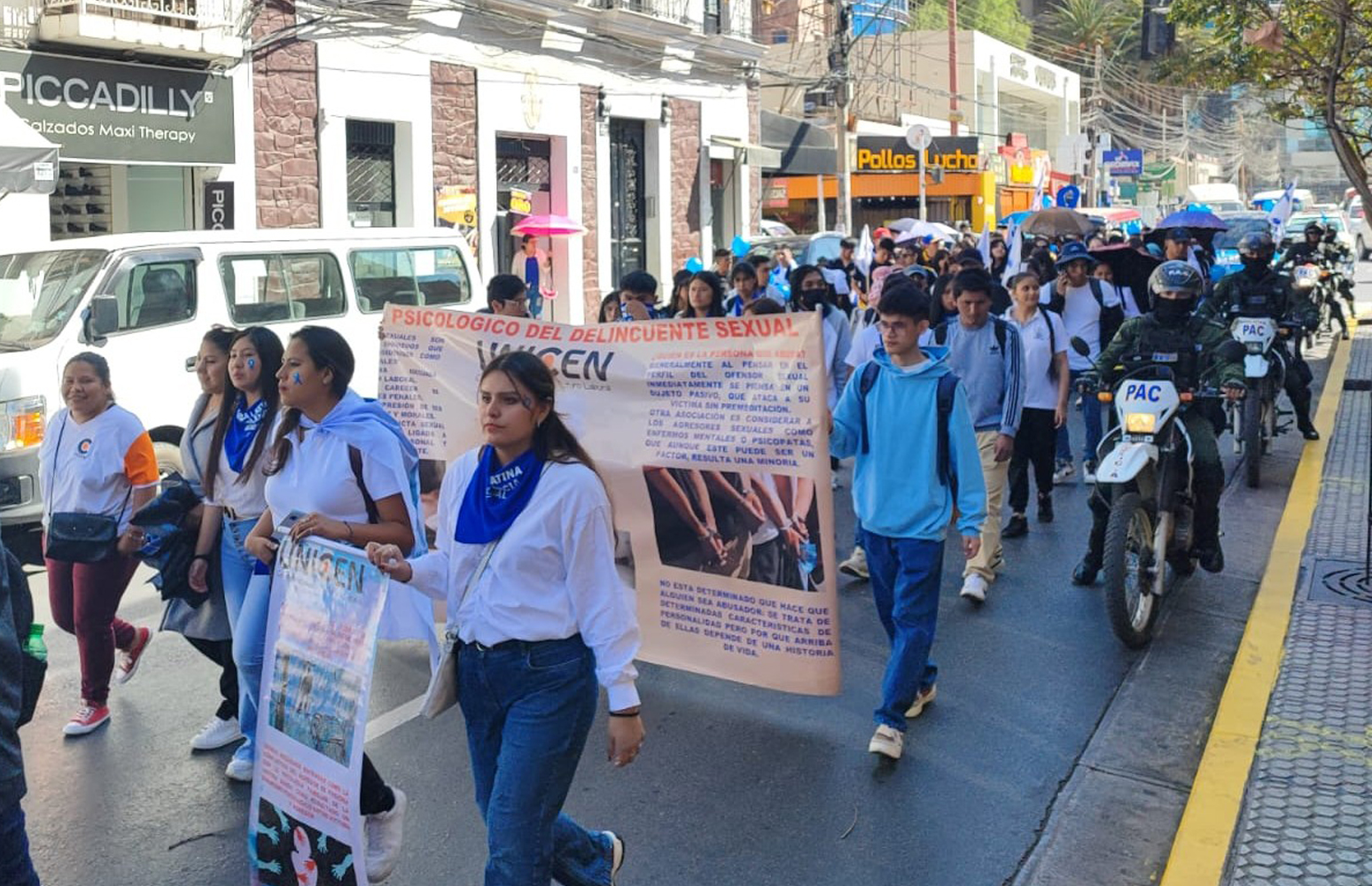 Marcha por el «Día nacional de solidaridad con las víctimas de agresiones sexuales y en contra de la violencia sexual en niños, niñas y adolescentes”