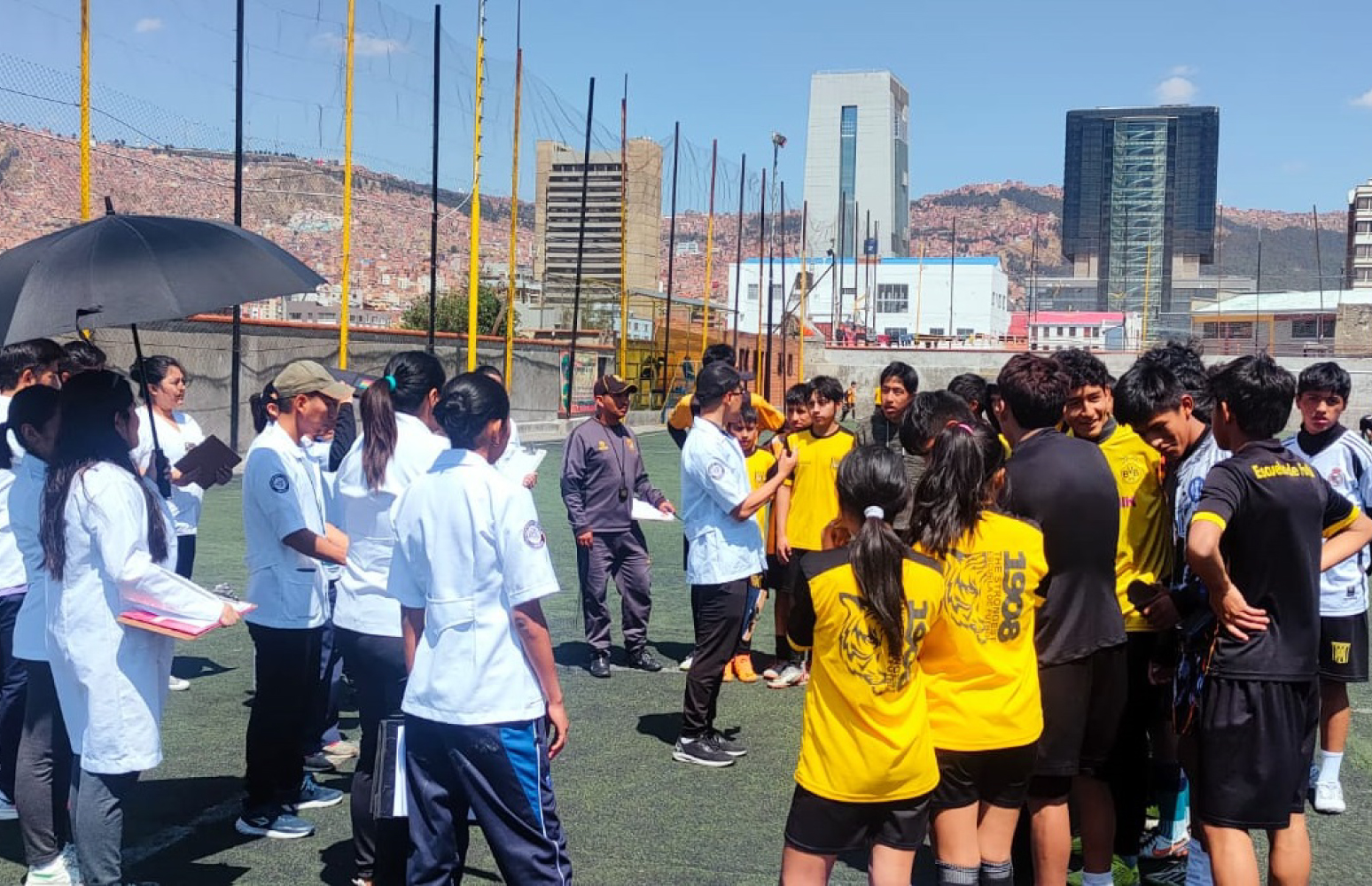 Evaluación de la Condición Física de Jugadores del Club The Strongest: Una Experiencia única para estudiantes de Fisioterapia y Kinesiología