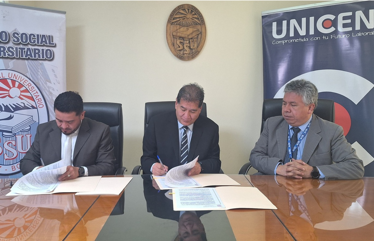 El Seguro Universitario y la Universidad Central firman un convenio interinstitucional